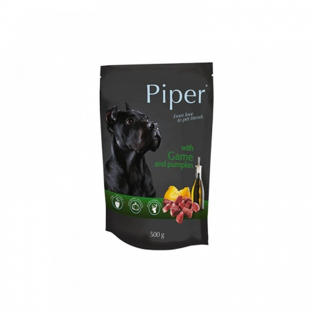 Hrană umedă - DOLINA NOTECI Hrana umeda pentru caini Piper Adult, Vanat si Dovleac, 500 g