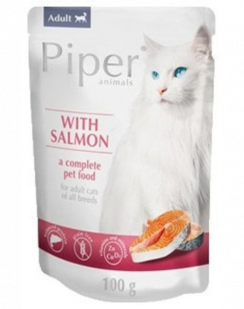 DOLINA NOTECI Hrana umeda pentru pisici, cu somon, 100g