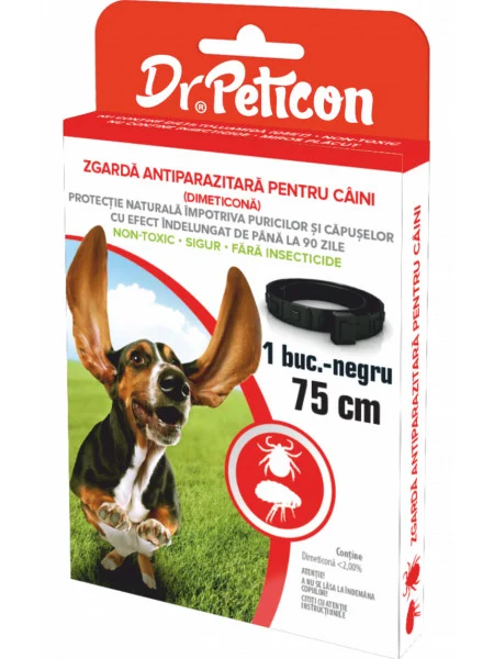 Antiparazitare externe/ interne - Dr. Peticon- Zgarda antiparazitara caini