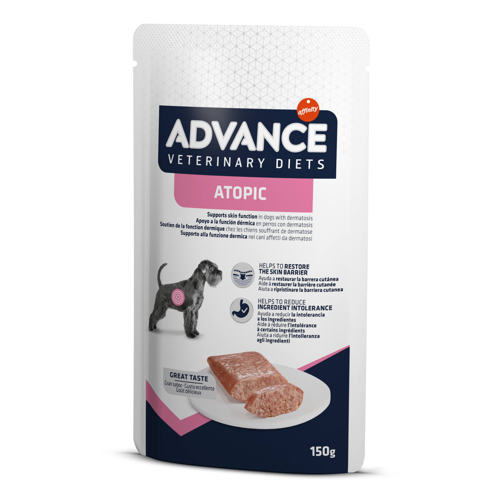 Diete veterinare caini - Hrana caini Advance Atopic veterinary diets plic 150 g