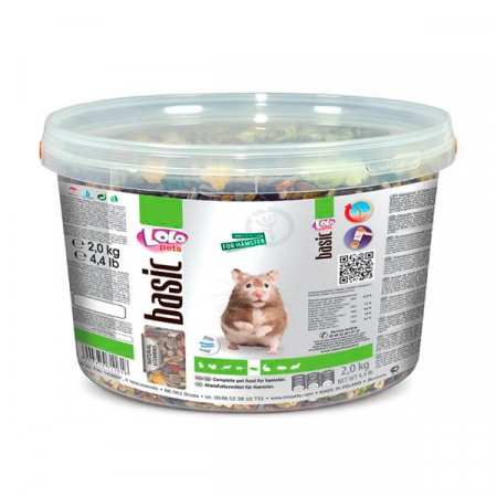 Rozătoare - Hrana Completa pentru Hamsteri Bucket 2 kg