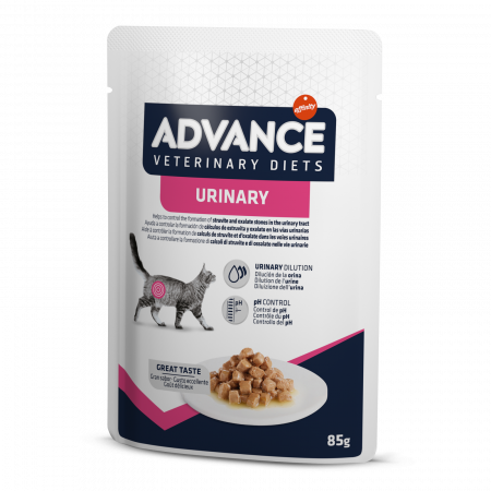 Diete veterinare Pisici - Hrana pentru pisici Urinary, Advance, Dietetic, 85 g