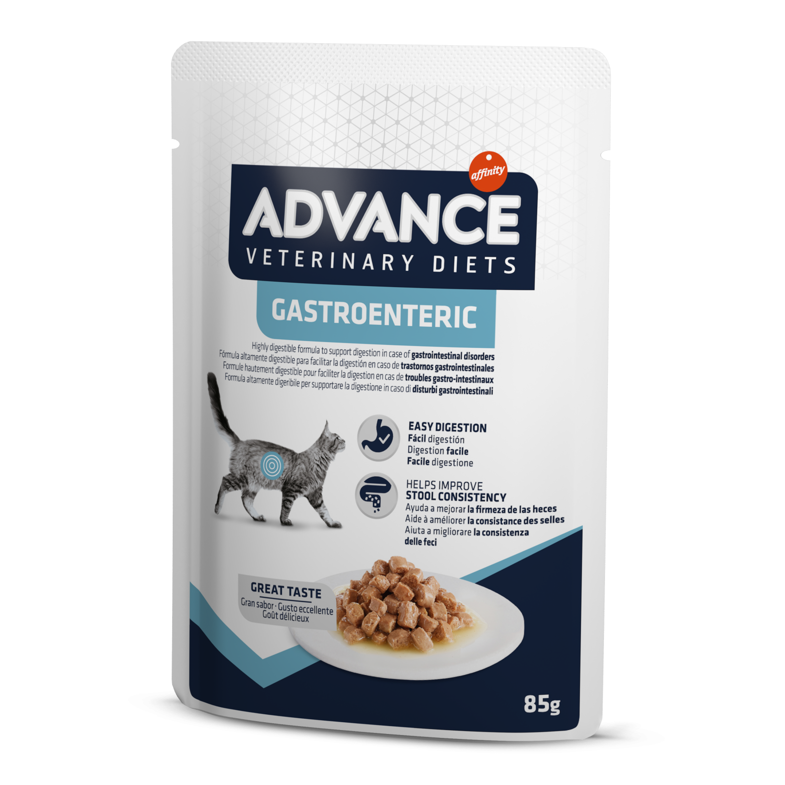 Diete veterinare Pisici - Hrana umeda pisici Advance Gastroenteric - plic  85 g