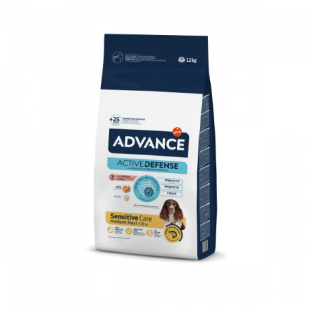 Hrană uscată - Hrana uscata pentru caini Advance Sensitive, Somon & Orez, 12 Kg