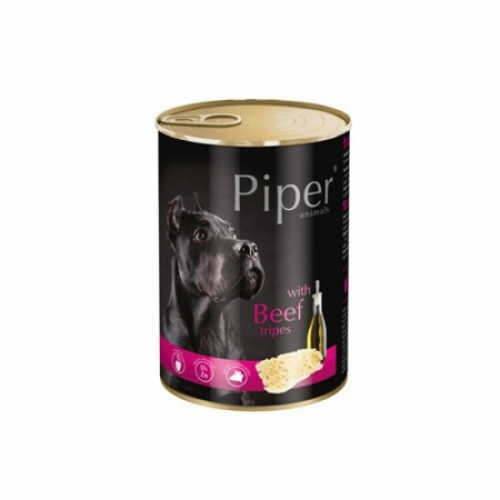Hrană umedă - Hrana umeda Piper Animals, burta de vita, conserva, 400 g