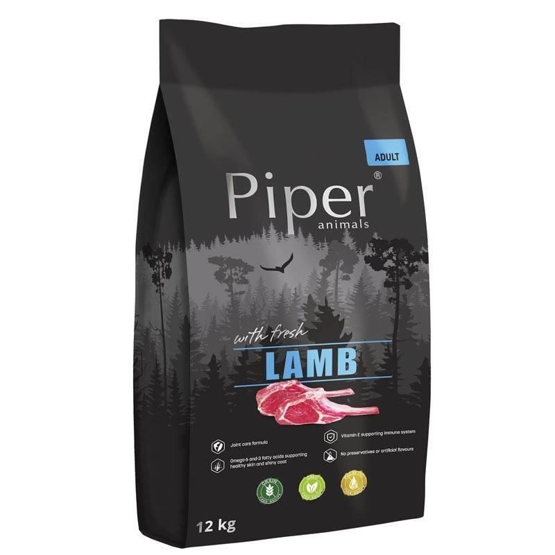 Hrană uscată - Hrana uscata pentru caini Piper, Miel , 12 Kg - Copie