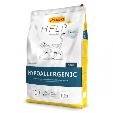 Diete veterinare Pisici - Josera Help Hypoallergenic Cat Dry 10 kg