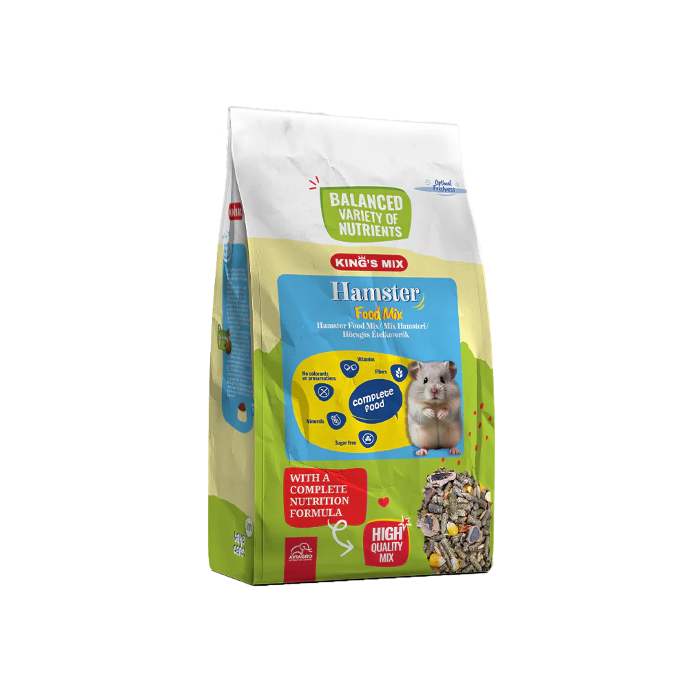 Rozătoare - King's Mix hrană pentru hamsteri 800g