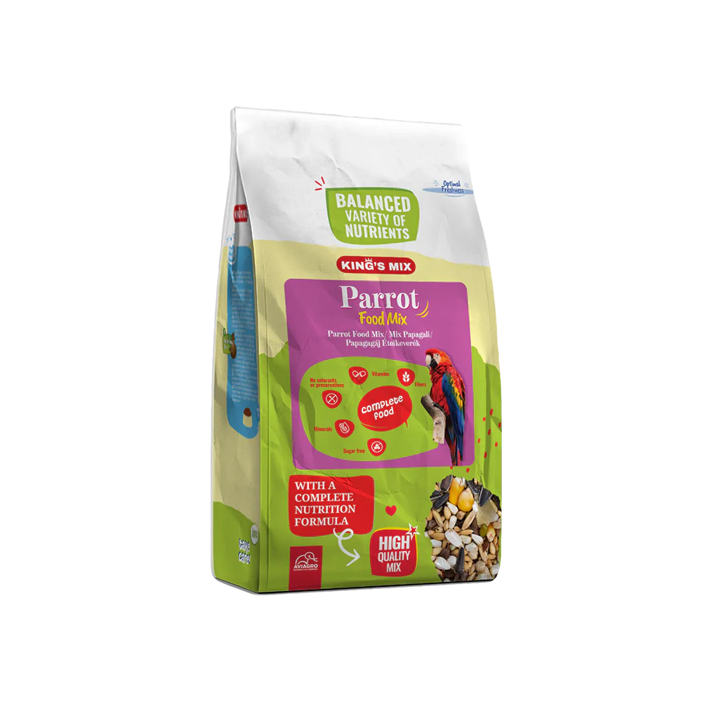 Păsări - King's Mix hrană pentru Papagali 800g