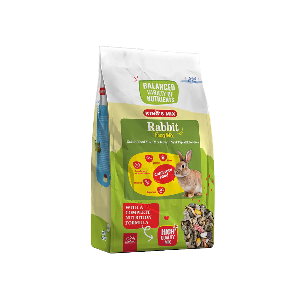 Rozătoare - King's Mix hrană pentru iepuri 800g