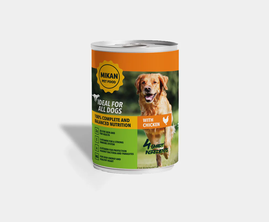 MIKAN - Hrană umedă completă pentru câini adulți cu pasăre [1]