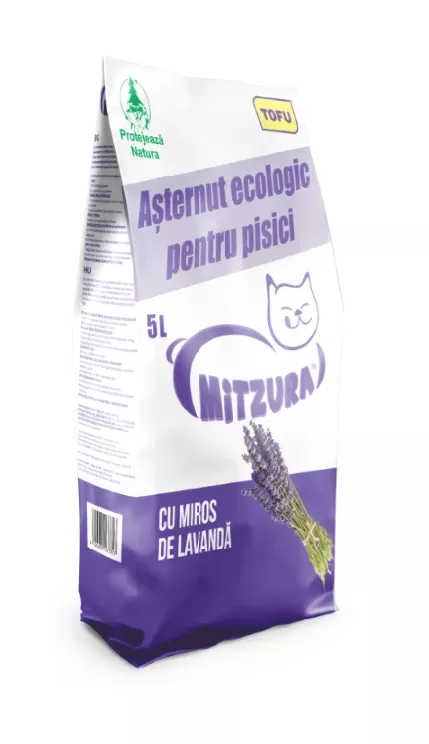 Nisip & Aşternut Igienic - Mitzura Asternut Vegetal Tofu Lavanda 5 L