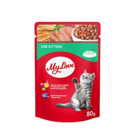 Hrană umedă - My Love Plic Pisoi Kitten 80gr