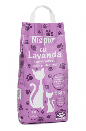 Nisip & Aşternut Igienic - Nisipur lavanda 5kg