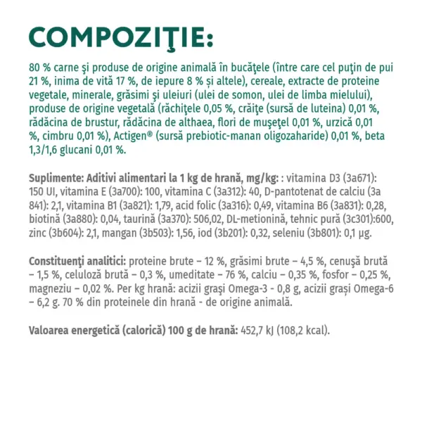 OPTIMEAL CAT PLIC CU IEPURE ÎN SOS ALB 85g [2]