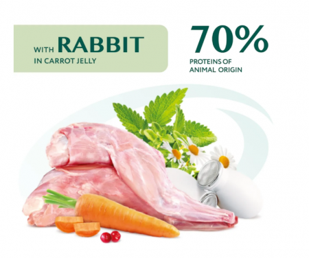 OPTIMEAL CAT PLIC CU IEPURE ȘI MORCOV 85g [1]