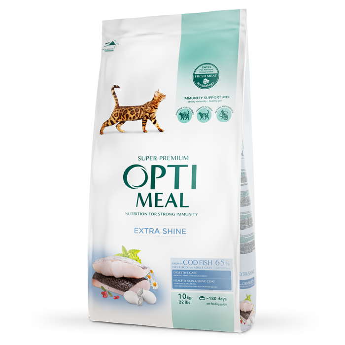Hrană uscată - Optimeal Hrana uscata pisici adulte - cu peste Cod, 10kg