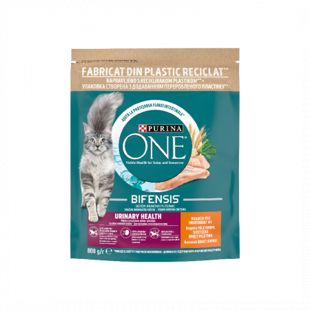 Diete veterinare Pisici - PURINA ONE Hrana pentru Pisici Urinary Care cu Pui 800 g