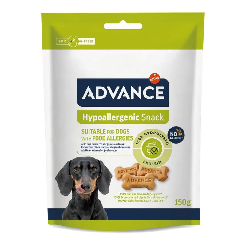 Diete veterinare caini - Recompense pentru caini, Advance Hypoallergenic Snack, 150g