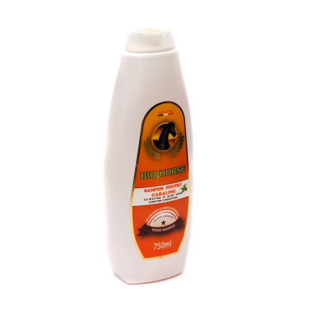 Cabaline - SAMPON PENTRU CABALINE BIO HORSE CU BIOTINA SI ALOE VERA 750 ML