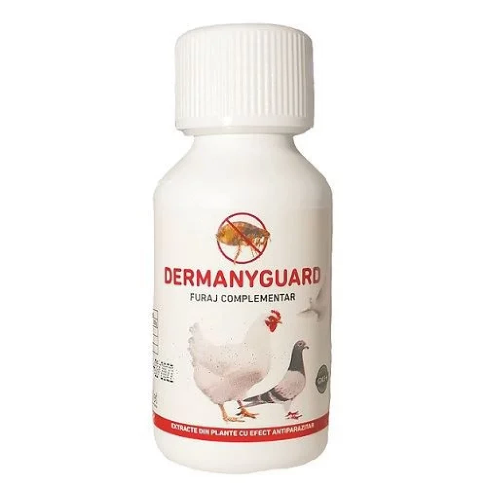 Produse VET - Soluție din extracte de plante cu efect antiparazitar - Dermanyguard, 100 ml