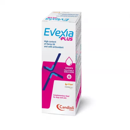 Câini - Supliment nutritiv pentru caini și pisici Evexia Plus, 40 ml, Candioli
