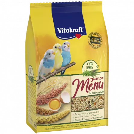Păsări - VITAKRAFT MENIU PERUSI JUNIORI 500 G