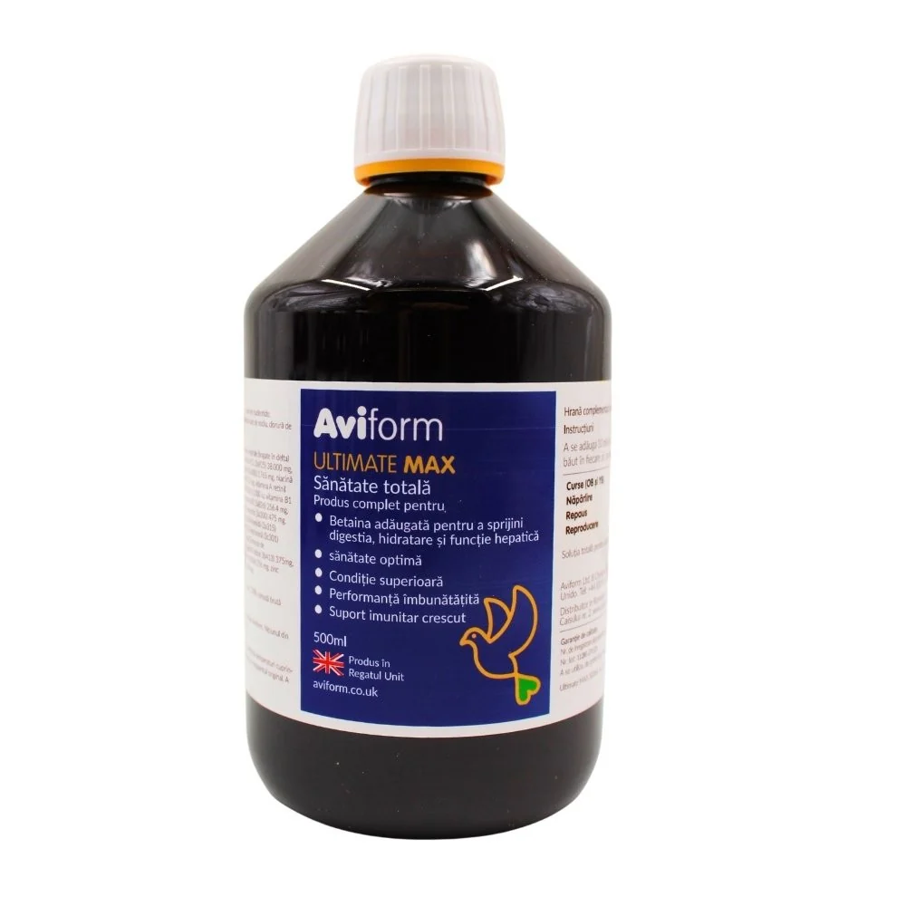 Aviform Ultimate Max – supliment complet pentru porumbei de competiție [1]