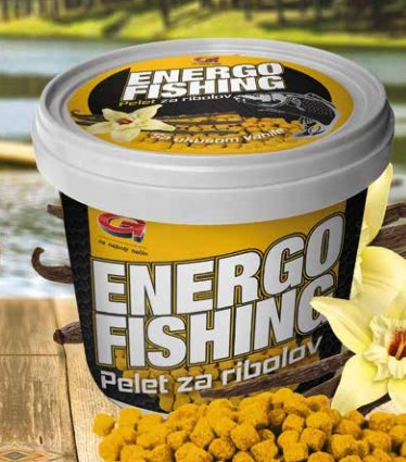 NALUCI DE PESTE - ENERGOFISHING - Nada pentru pești albi-crap , supliment pentru pește - cu aroma de vanilie - sub formă de pelet. -500 gr