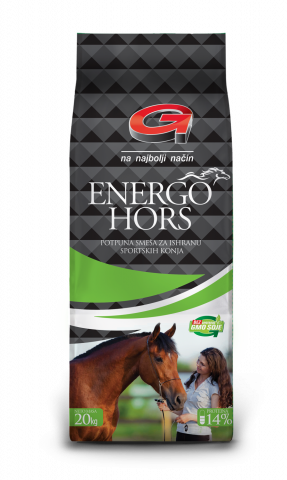HRANA CAI - ENERGOHORSE 14% - Amestec complet de furaj pentru cai, 20 KG