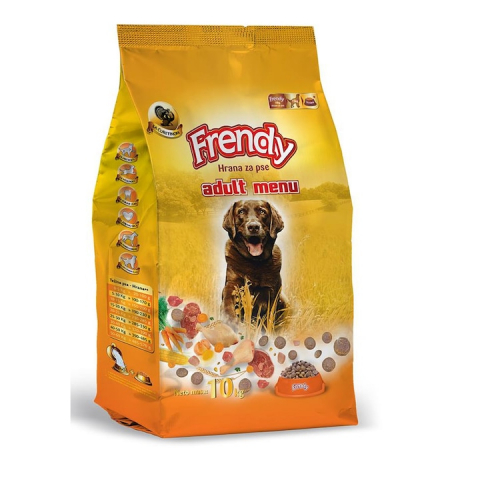 FRENDY ADULT 10Kg - Hrana uscata pentru caini adulti. Amestec complet pentru toate rasele si toate taliile, -10 kg [1]
