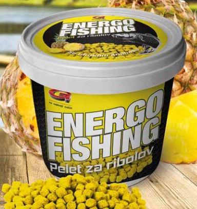 NALUCI DE PESTE - ENERGOFISHING- Momeală, supliment pentru pește, tip pelet cu aromă de ananas.  -500 gr