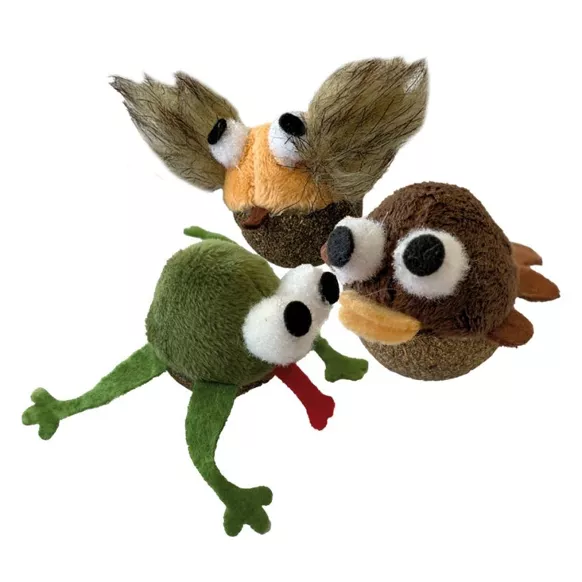 Euphoria Bigeyes jucărie interactivă pisici cu iarbă-mâței – bile pasăre, pește sau broască [1]