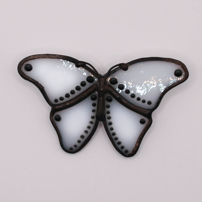 Brosa Fluture Alb [4]