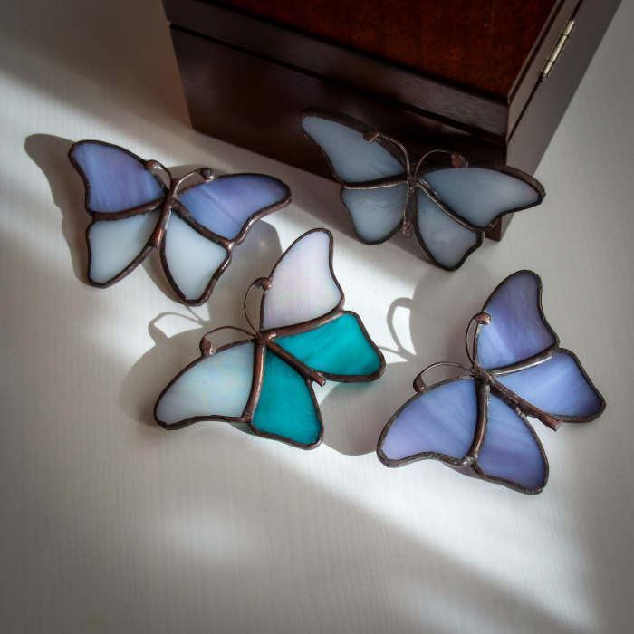 Brosa Fluture Albastru [3]