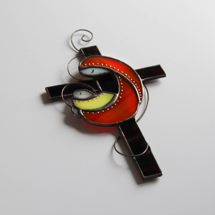 Decor vitraliu Maria si Pruncul [3]