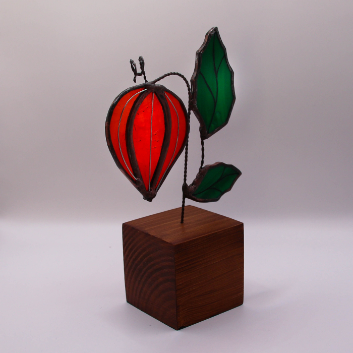 Floare Physalis din Vitraliu – Lampionul Chinezesc [3]
