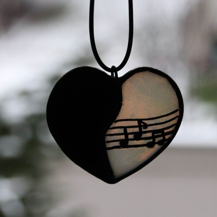 Pandantiv Inima cu Portativ [6]