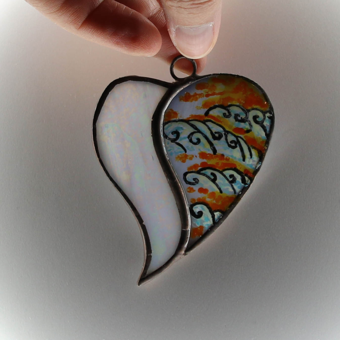 Pandantiv Inima Pictata [4]