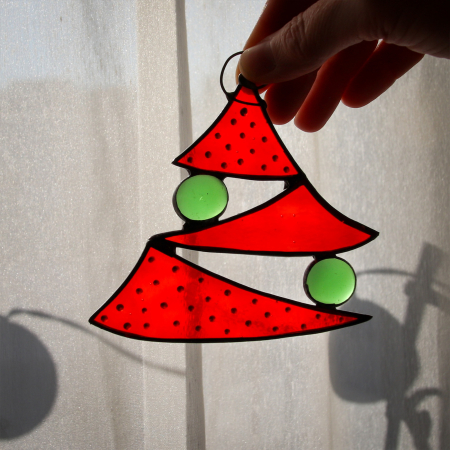 Bradut Rosu cu Verde [2]