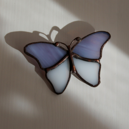 Bijuterii - Brosa Fluture Bicolor
