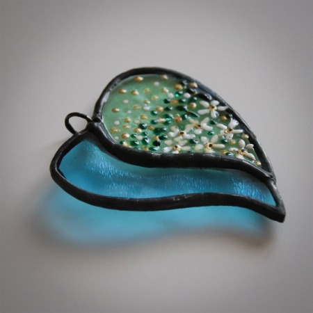 Shop - Pandantiv Inima Verde & Turcoaz