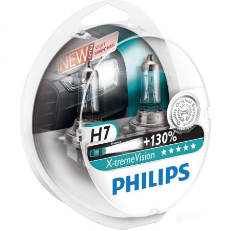 Set 2 Becuri auto far halogen Philips H4 Philips Racing Vision