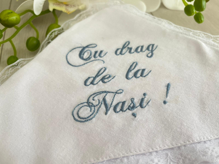 PLED BUMBAC BRODAT CU DRAG DE LA NASI 75X 80 CM, Gabrielle Bebe, GBR110/100 [3]