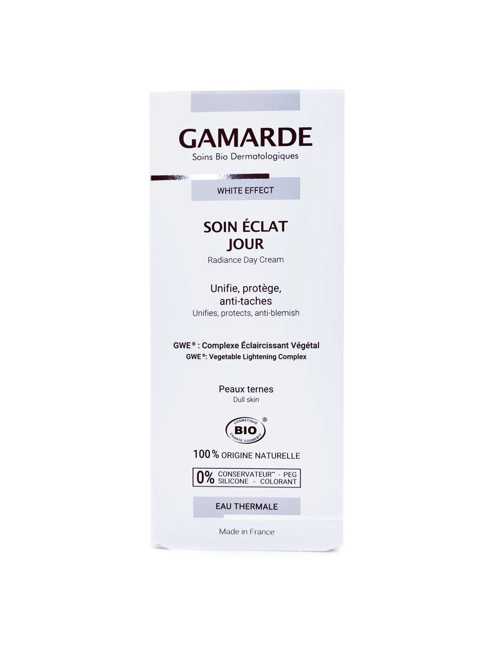 Crema de zi anti-pete cu efect albire Gamarde [2]