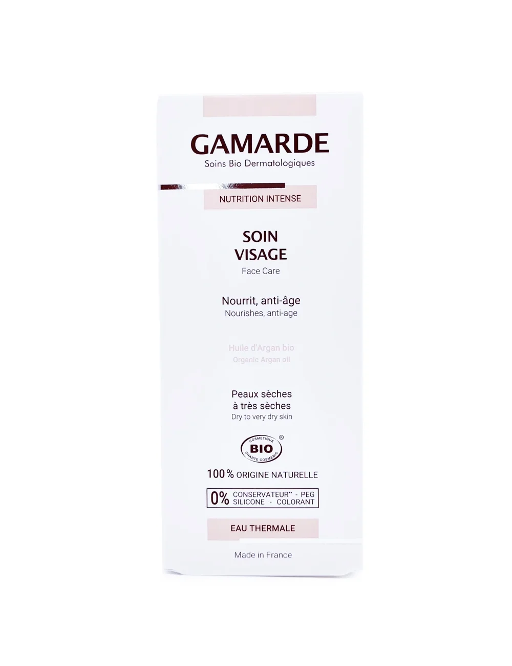 Crema intens nutritiva ten uscat Gamarde [2]