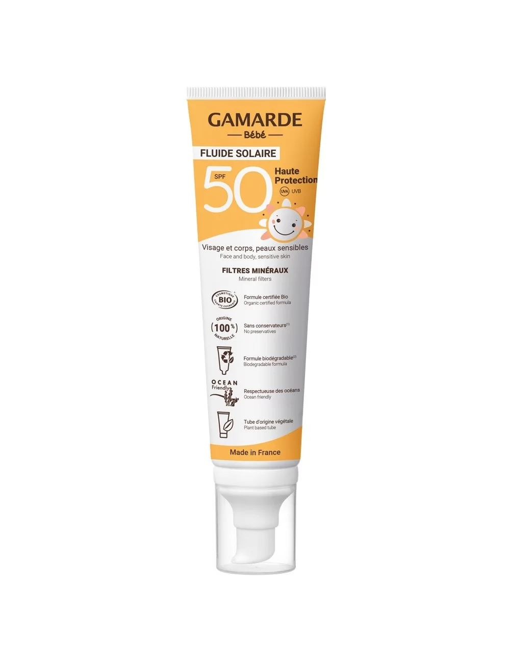 Protecție solară - Crema protectie solara SPF 50 bebelusi 100 ml Gamarde