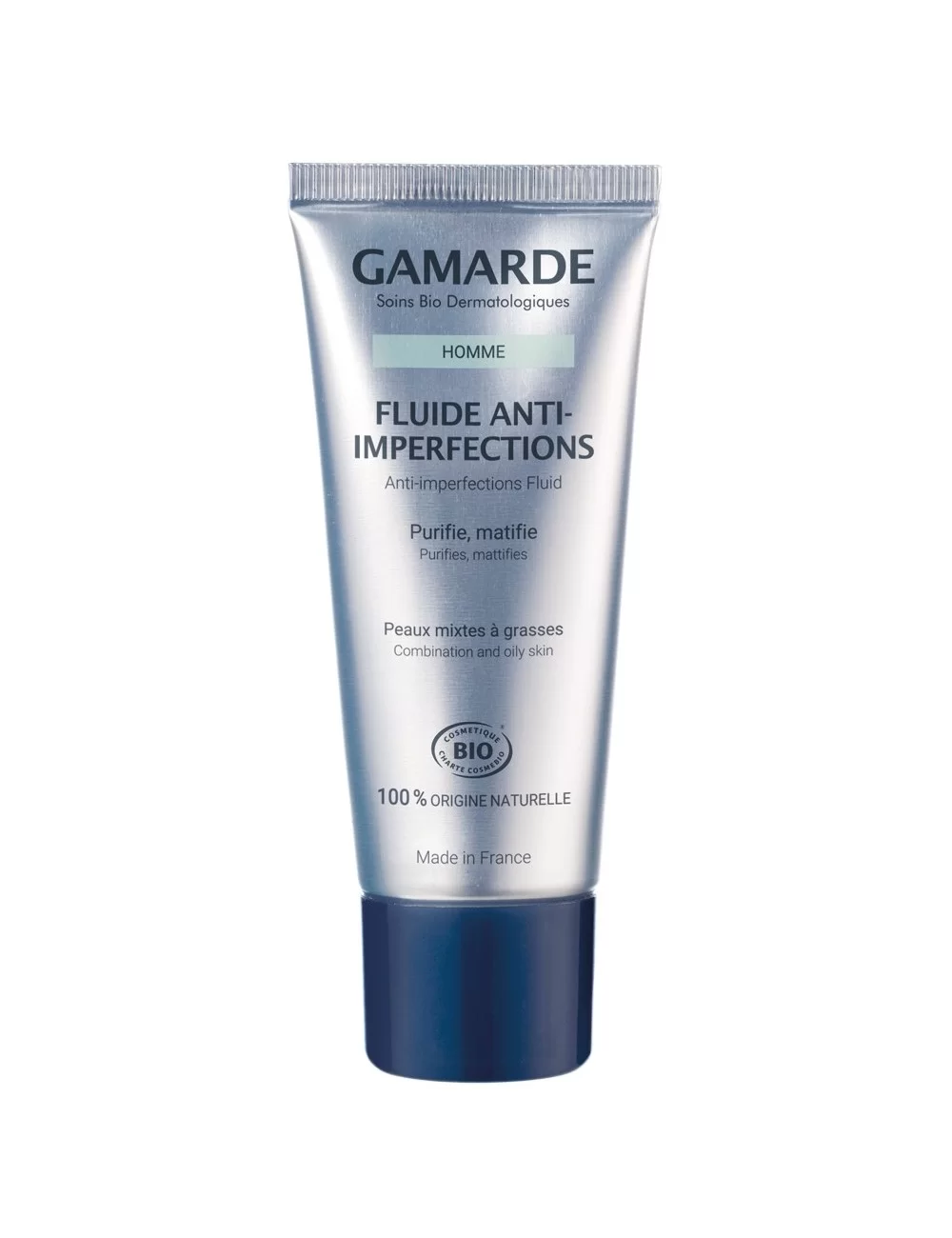 Îngrijire bărbați - Fluid anti-imperfectiuni ten gras barbati Gamarde