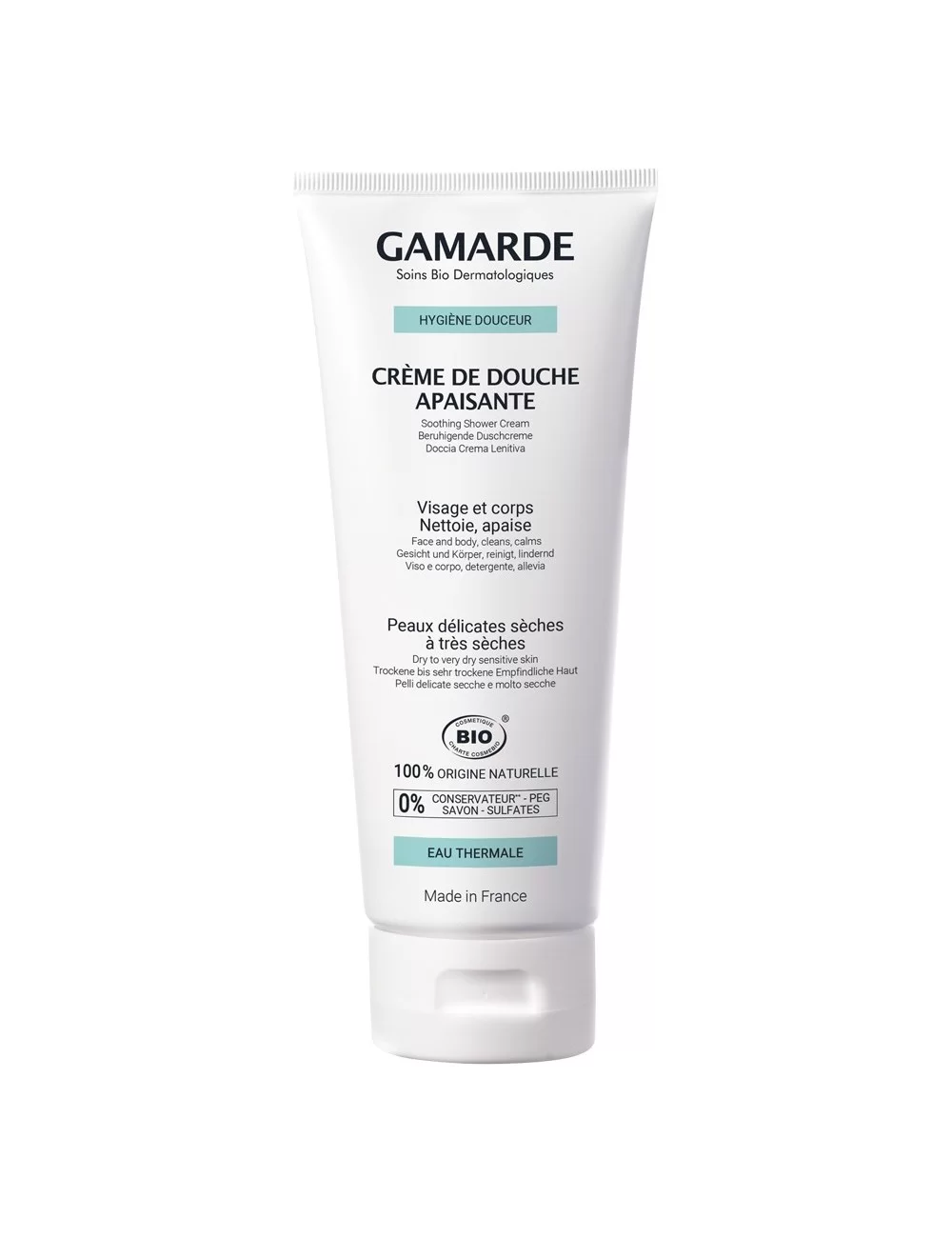 Îngrijire delicată - Gel de dus crema calmanta Gamarde