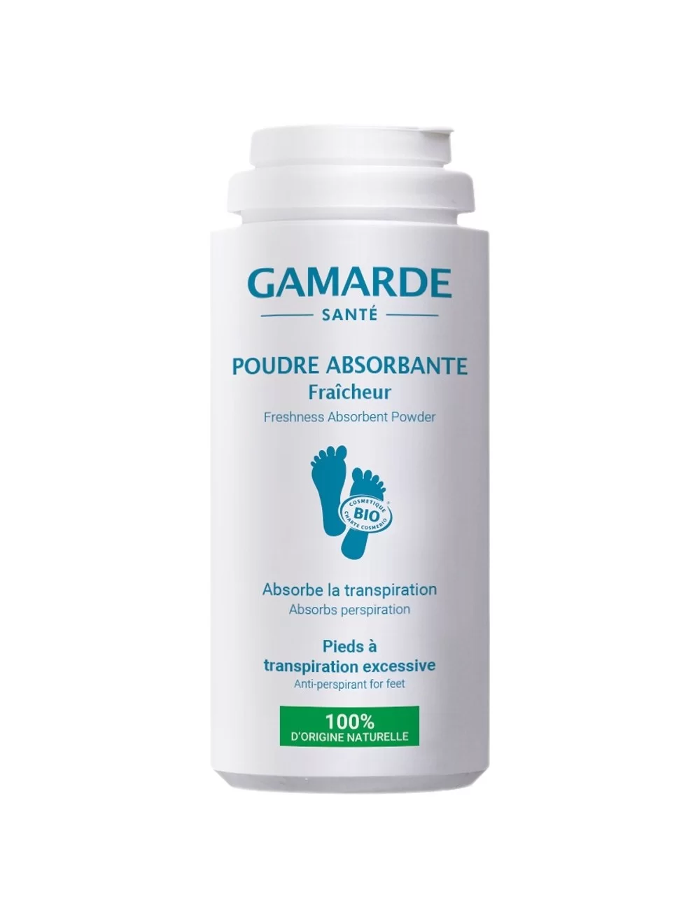 Mâini și picioare - Pudra absorbanta pentru picioare Gamarde